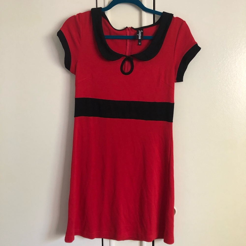 Sourpuss Retro Mod Keyhole Dress